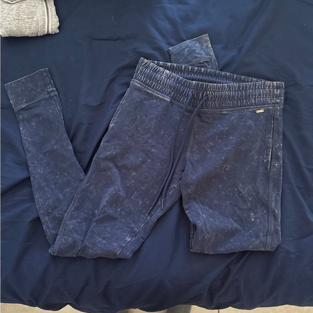 PINK Victoria's Secret Dark Blue Yoga Pants